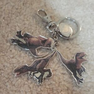 FREE W ANY PURCHASE! Dinosaur Keychain with Clip